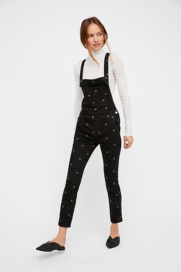 We The Free Embroidered Denim Overall At Free People