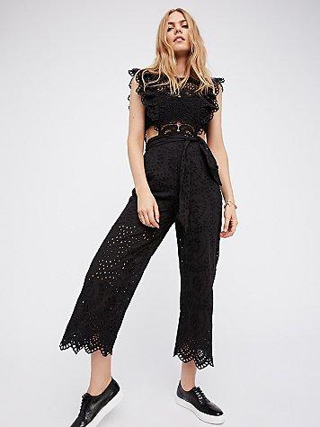Nightcap Eyelet Jumpsuit
