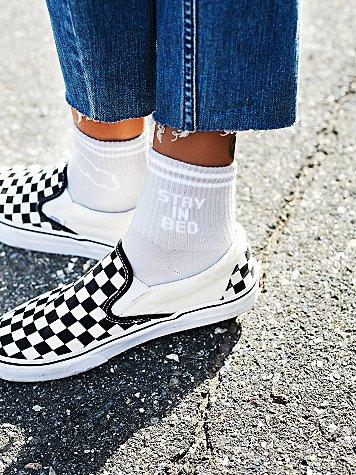 Double Time Crew Sock By Yeah Bunny At Free People