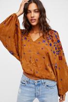 Music In Time Embroidered Top By Free People