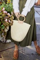Juliet Straw Basket Tote By Gold Beach At Free People