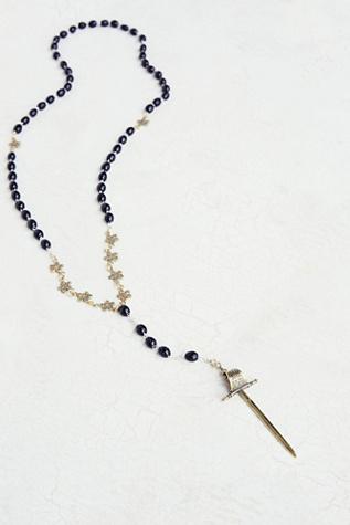 Alkemie X Free People Womens Floral Chain Mix Rosary
