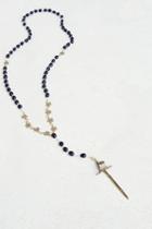 Alkemie X Free People Womens Floral Chain Mix Rosary