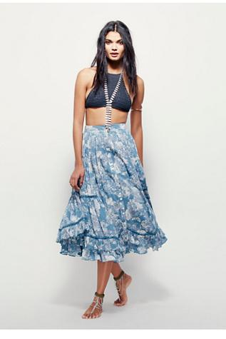 Free People Womens Jump To The Beat Skirt