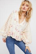 Boogie All Night Printed Blouse By Free People