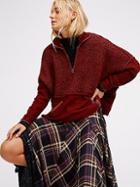 Free People Pop That Collar Pullover