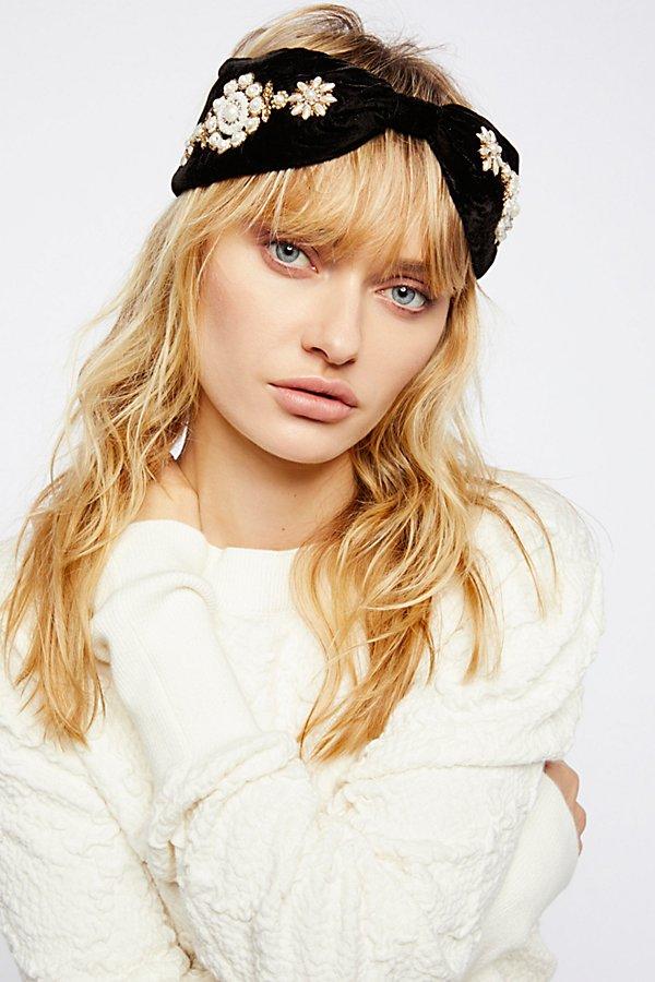 Jeweled Baroque Turban Headband By Joshipura For Free People