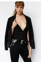 Understated Leather For Free People Womens Troublemaker Belt