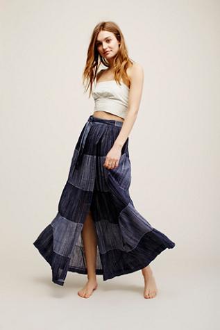 Free People Womens Wild Winds Maxi Skirt