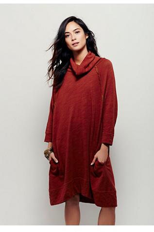 Fp Beach Womens Terri's Sweat Shirt Dress