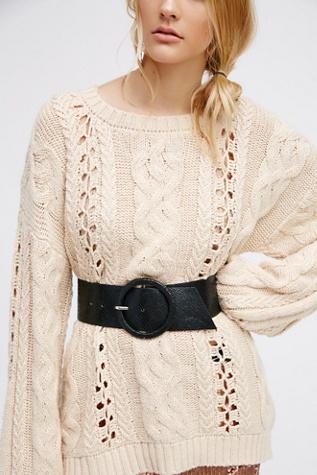 Laurel & Gold For Free People Womens Material Girl Waist Belt