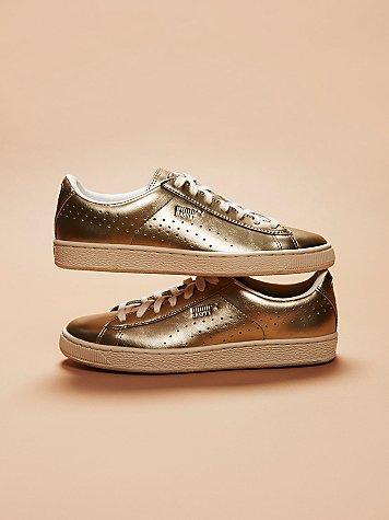 Puma Basket Classic Citi Metallic Court Trainer