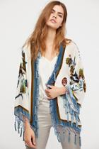Sugar Magnolia Burnout Velvet Kimono By Free People