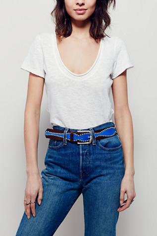 Streets Ahead For Free People Womens Rodeo Studded Belt
