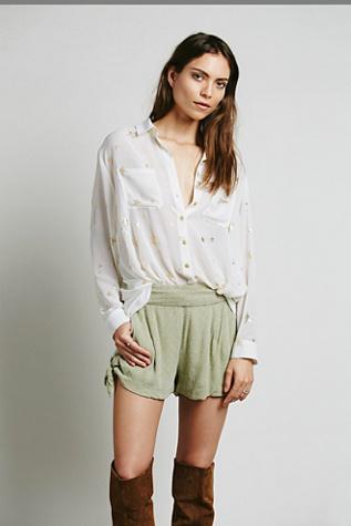 Free People Womens Cleo Tie Short