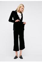 Free People Womens Libson Luxe Velvet Suit