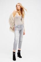 Etienne Marcel Womens Grey Boyfriend Jeans