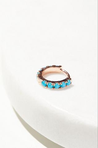 Venus By Maria Tash Womens 1/4 Turquoise Eternity