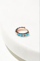 Venus By Maria Tash Womens 1/4 Turquoise Eternity