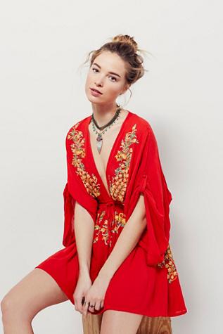 Free People Womens Pretty Pineapple Dress
