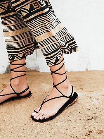 Faryl Robin + Free People Vegan Mia Wrap Sandal