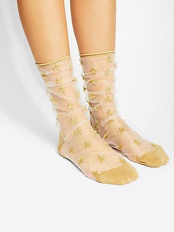 Aura Sheer Sock By Tabbisocks At Free People