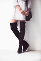 Jeffrey Campbell + Free People Womens Mind And Matter Over The Knee Boot