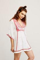 Free People Womens Tulum Embroidered Mini