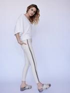 Side Embellished Skinnies By Free People