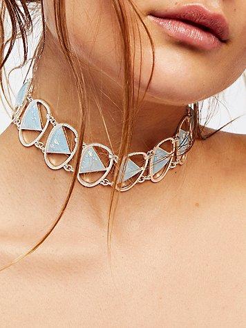 Free People Kawaii Stone Open Choker