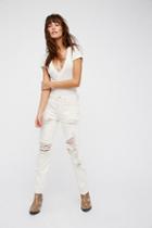 We The Free Womens Destroyed Boyfriend Jeans