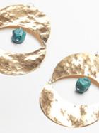 Rising Sun Turquoise Earrings By M.liz Designs