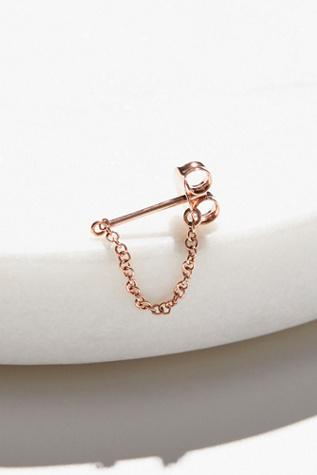 14k Chain Wrap Stud By Maria Tash At Free People