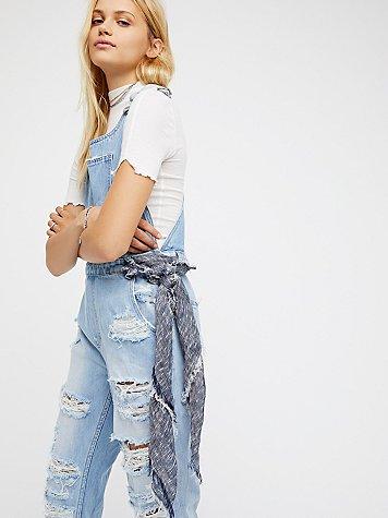 Free People Sophie Frayed Bandana