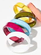 Lucite Color Bangle By Zenzii At Free People