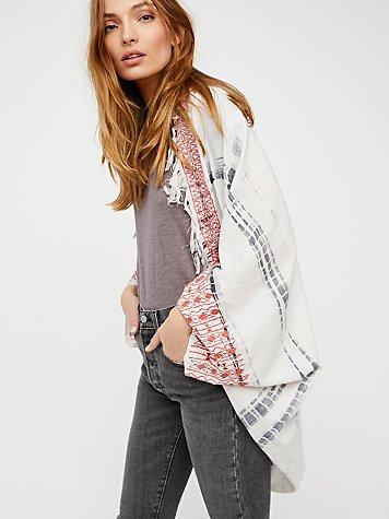 Free People La Playa Fringe Kimono