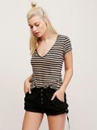 Stripe Avery Tee By We The Free At Free People