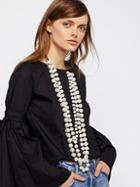 Selene Statement Pearl Necklace By Free People