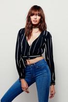 Free People Womens Olvera Crop Wrap