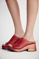 Fp Collection Womens Orange Moon Clog