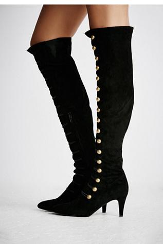 Jeffrey Campbell + Free People Womens Love Stoned Kitten Heel B
