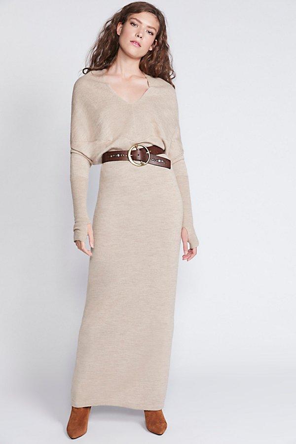 Reversible Long Sweater Dress By Nicholas K At Free People