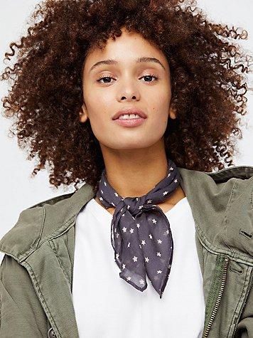 Little Star Print Bandana By Chan Luu At Free People