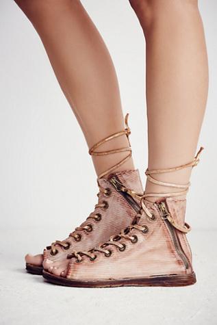 A.s.98 Womens Saga Lace Up Sandal