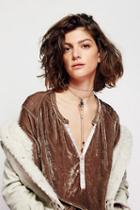 Free People Womens Sun Catcher Ball Chain Bo
