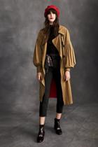 Balloon Sleeve Trench Coat By Free People