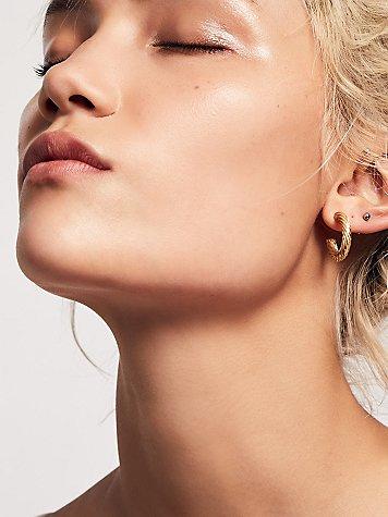 Lili Mini Chain Hoops By Free People