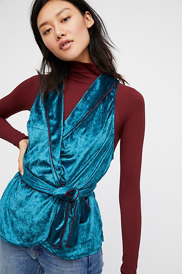 Late Night Velvet Wrap By Intimately At Free People