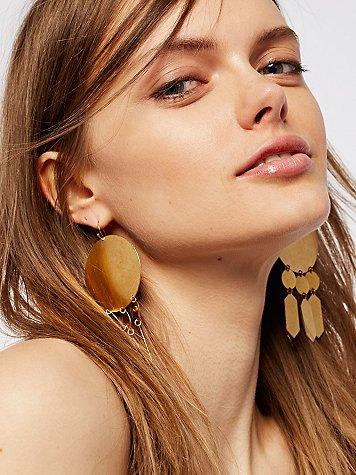 Hyun Geometric Plate Earrings By Sandy Hyun At Free People