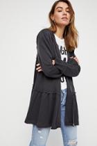 Tiered Trapeze Zip Sweatshirt By Free People